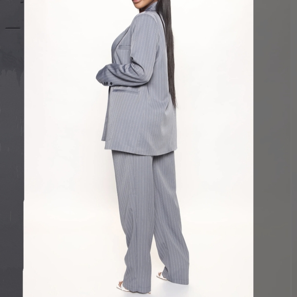 Pinstripe Pantsuit - Picture 2 of 6